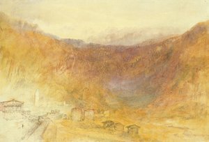 El paso de Brunig desde Meiringen, Suiza de Joseph Mallord William Turner